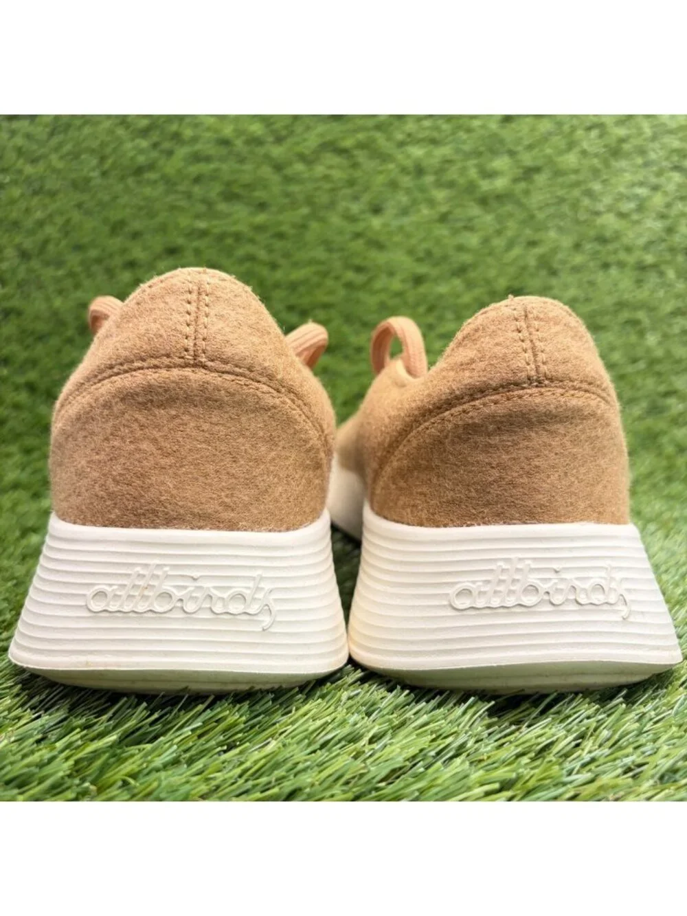 Allbirds Wool Runner 2 Womens Size 8 Stony Beige Athletic Shoes Sneakers